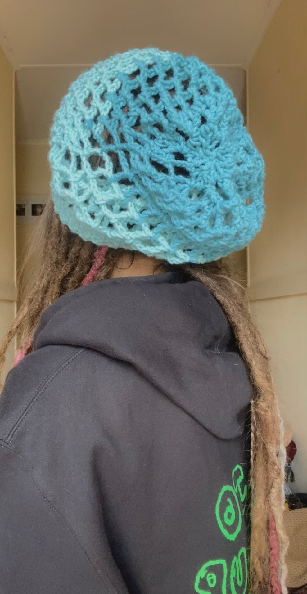 Blue Net Handmade Beanie