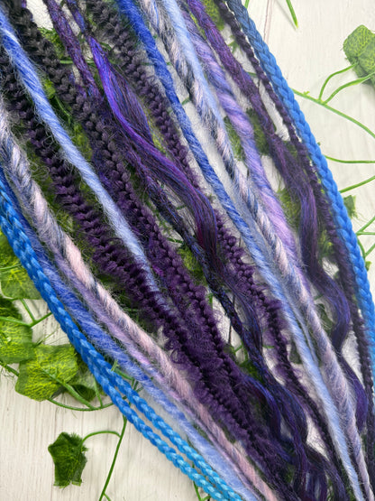 Set of 12, 52-68cm Galaxy Blend Mixed Texture Synthetic Extensions