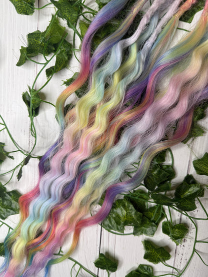 Set of 6, 50-53cm Canola Bloom CurlySynthetic Extensions