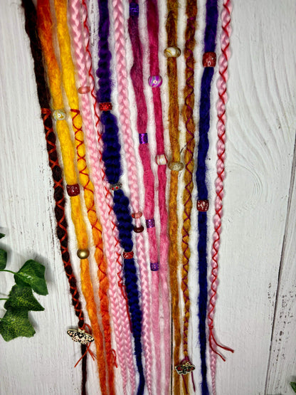 Set of 10, 60cm Summer Sunset Synthetic Extensions