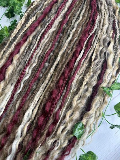 Set of 40, Mixed Textured Extensions