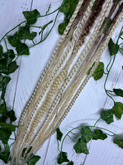 Set of 7, 53-63cm Natural Blend Synthetic Extensions (only available for online purchase)
