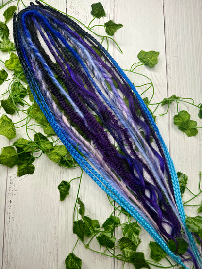 Set of 12, 52-68cm Galaxy Blend Mixed Texture Synthetic Extensions