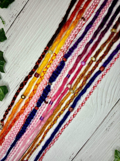 Set of 10, 60cm Summer Sunset Synthetic Extensions