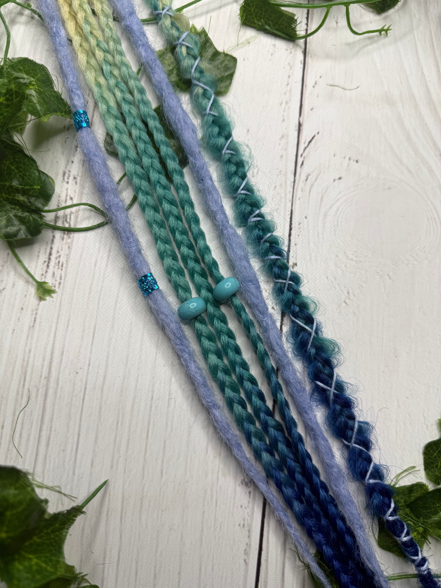 Set of 5, 55-61cmBlue Blend Synthetic Extensions (only available for online purchase)