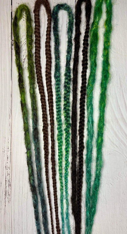 Set of 5, 56-66cm Earthy Blend Synthetic Extensions