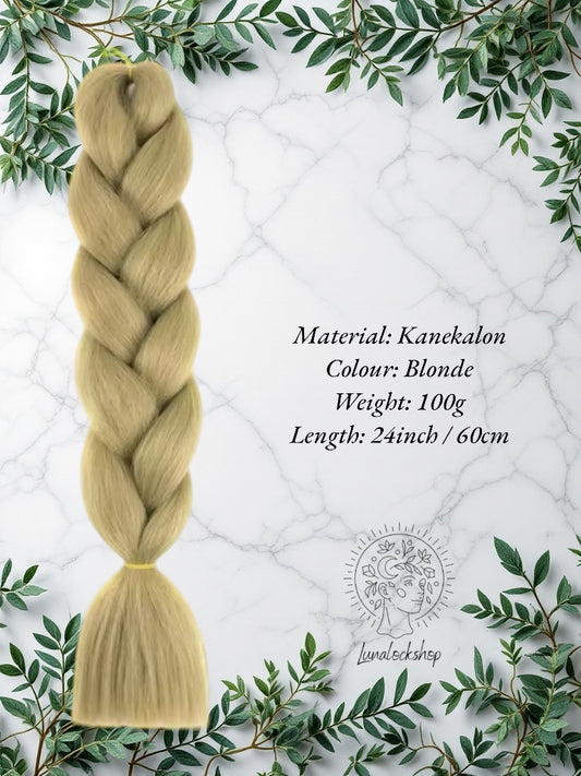 Blonde Kanekalon Synthetic Hair 60cm 100g