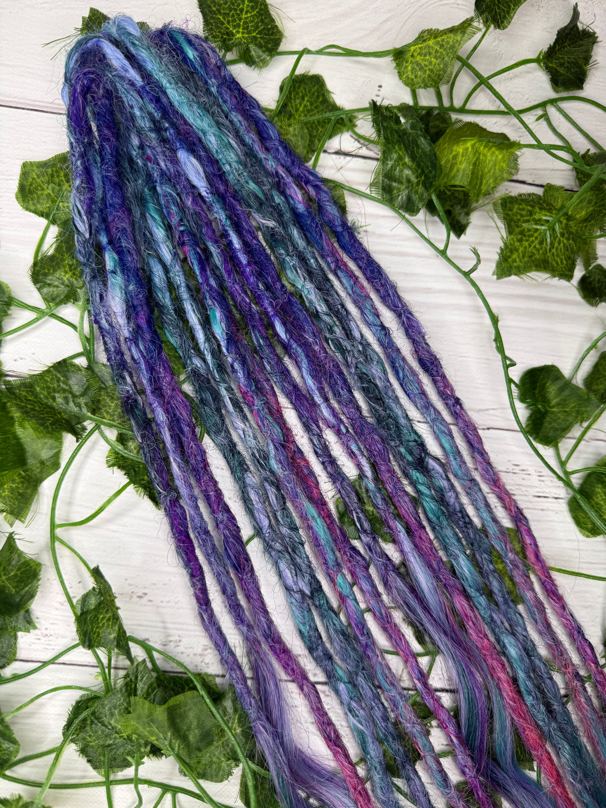 Set of 7, 51-59cm Galactic Garden Mix Texture Synthetic Extensions
