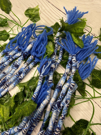 Blue Harmony Dread Wraps