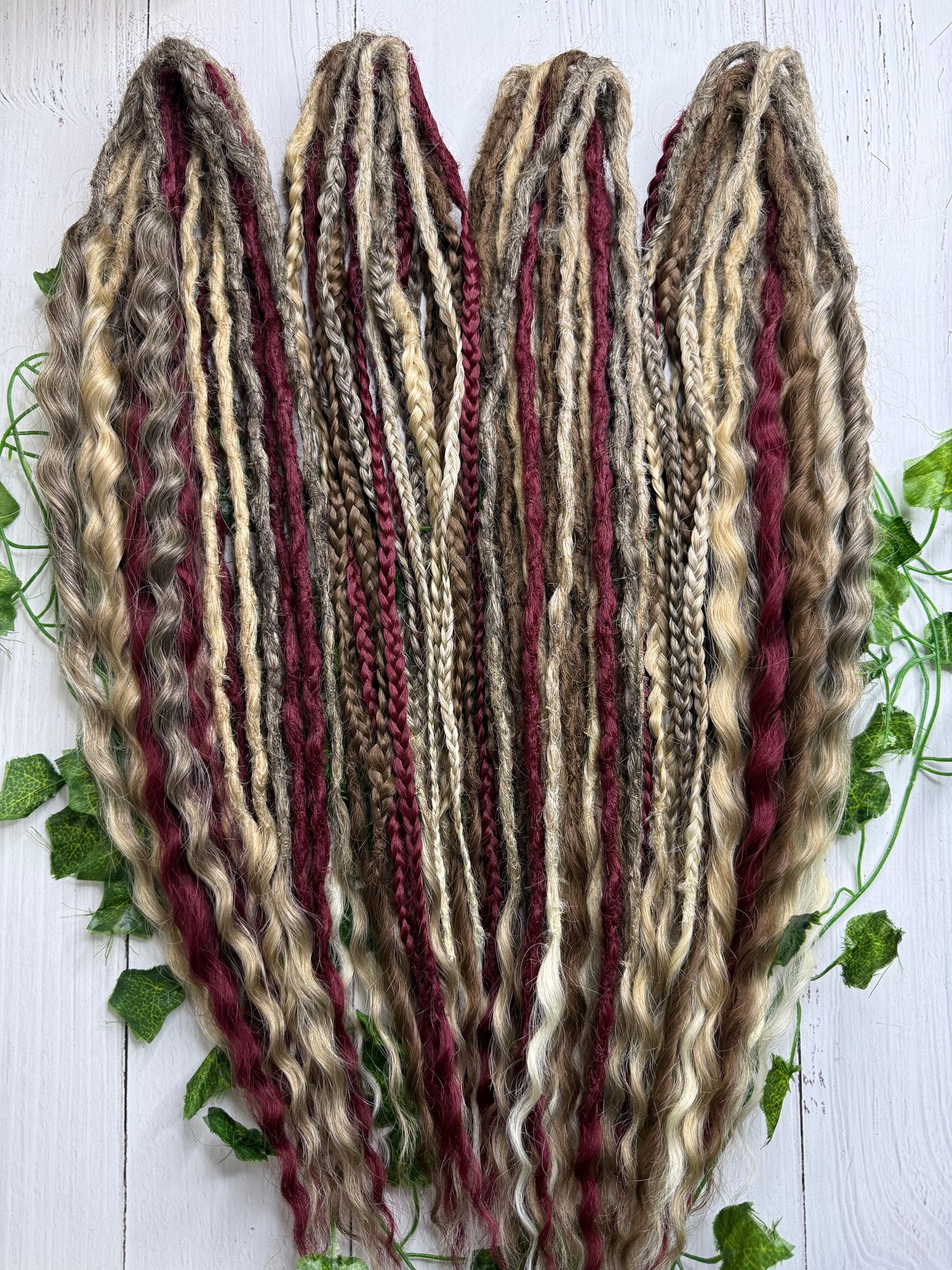 Set of 40, Mixed Textured Extensions