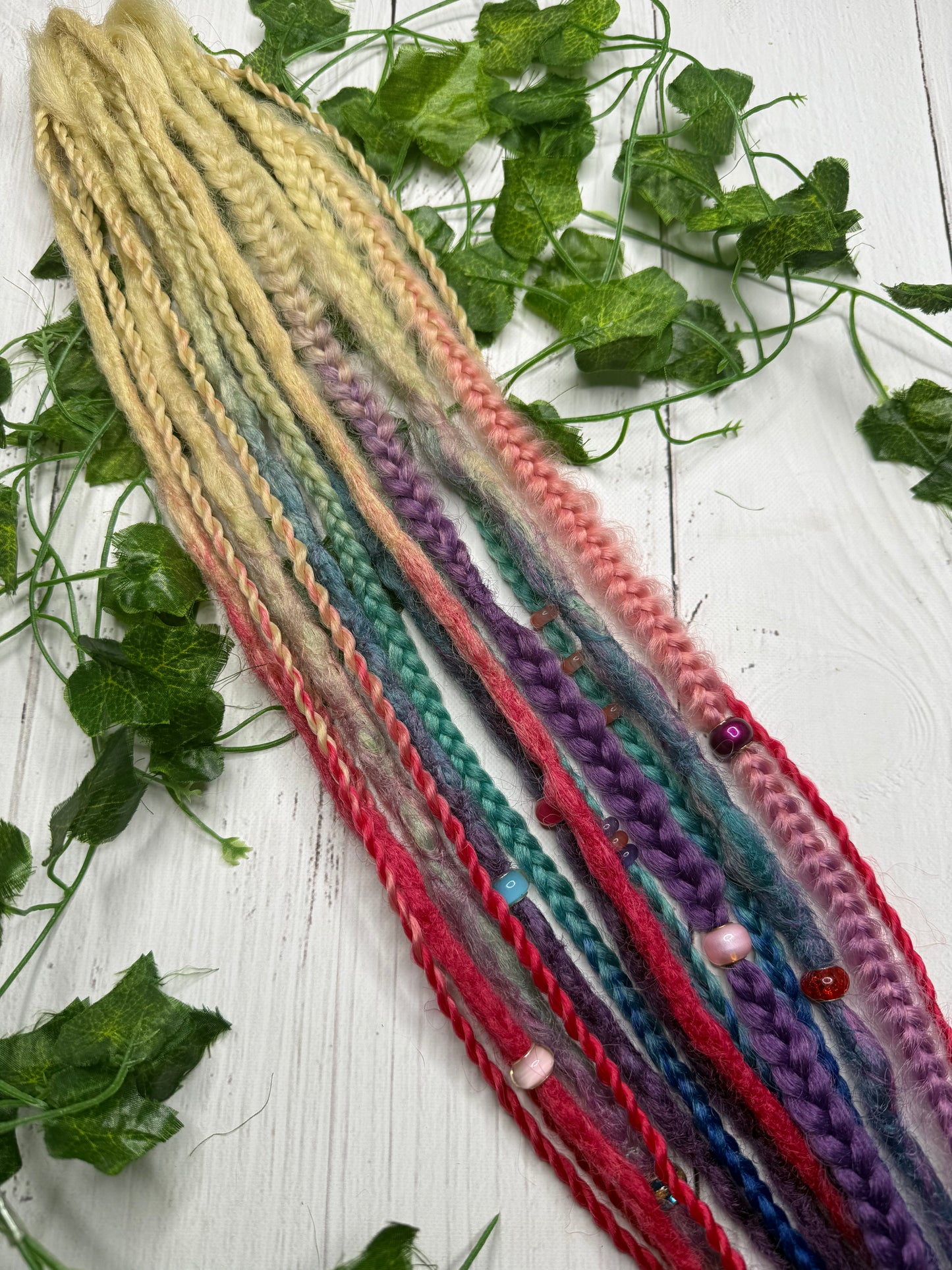 Set of 13, 56-66cm Blonde Top Synthetic Extensions (only available for online purchase)