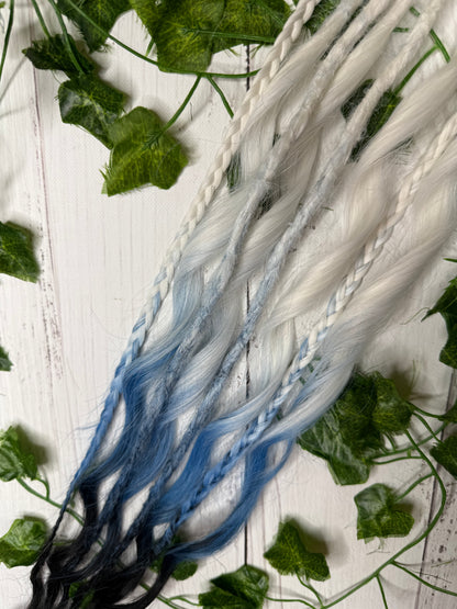 Set of 4, 57cm Arctic Horizon Mixed Texture Synthetic Extensions