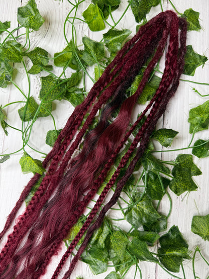 Set of 4, 60-64cm Redwood Royale Mixed Texture Synthetic Extensions