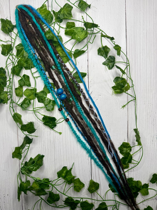 Set of 4, 62-68cm Earthy Blend Synthetic Extensions