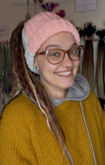 Multicoloured Colour Beanie With Hole