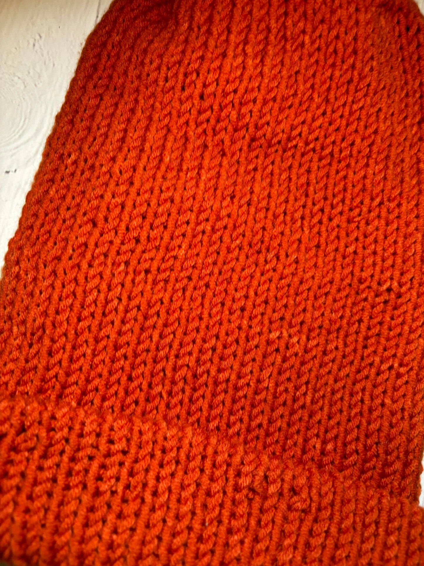 Orange Handmade Beanie