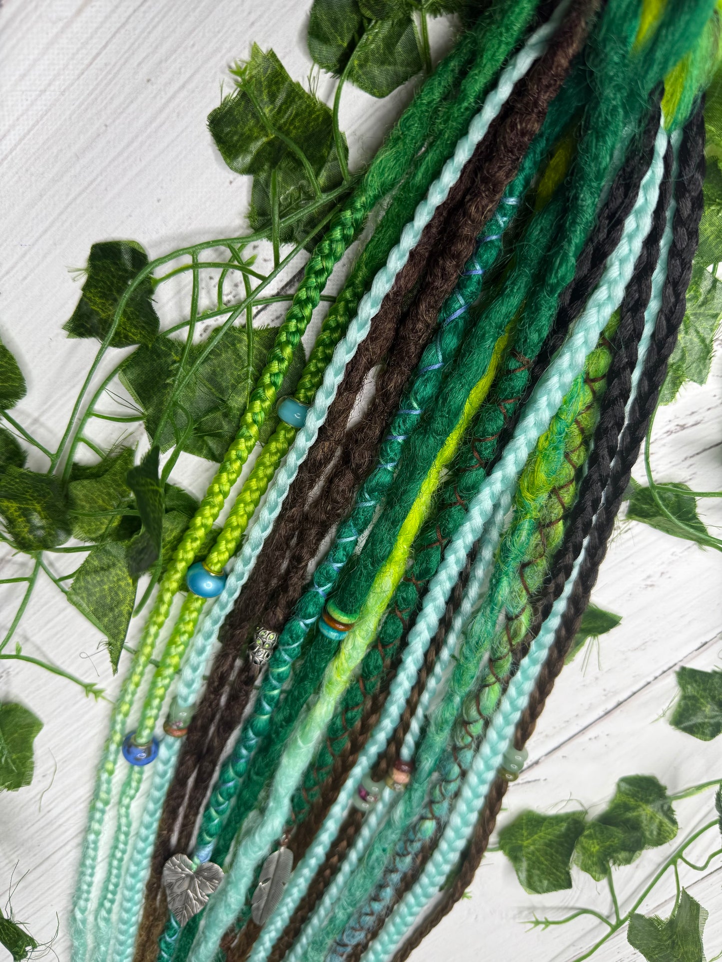 Set of 16, 55-66cm Earthy Blend Synthetic Extensions (only available for online purchase)