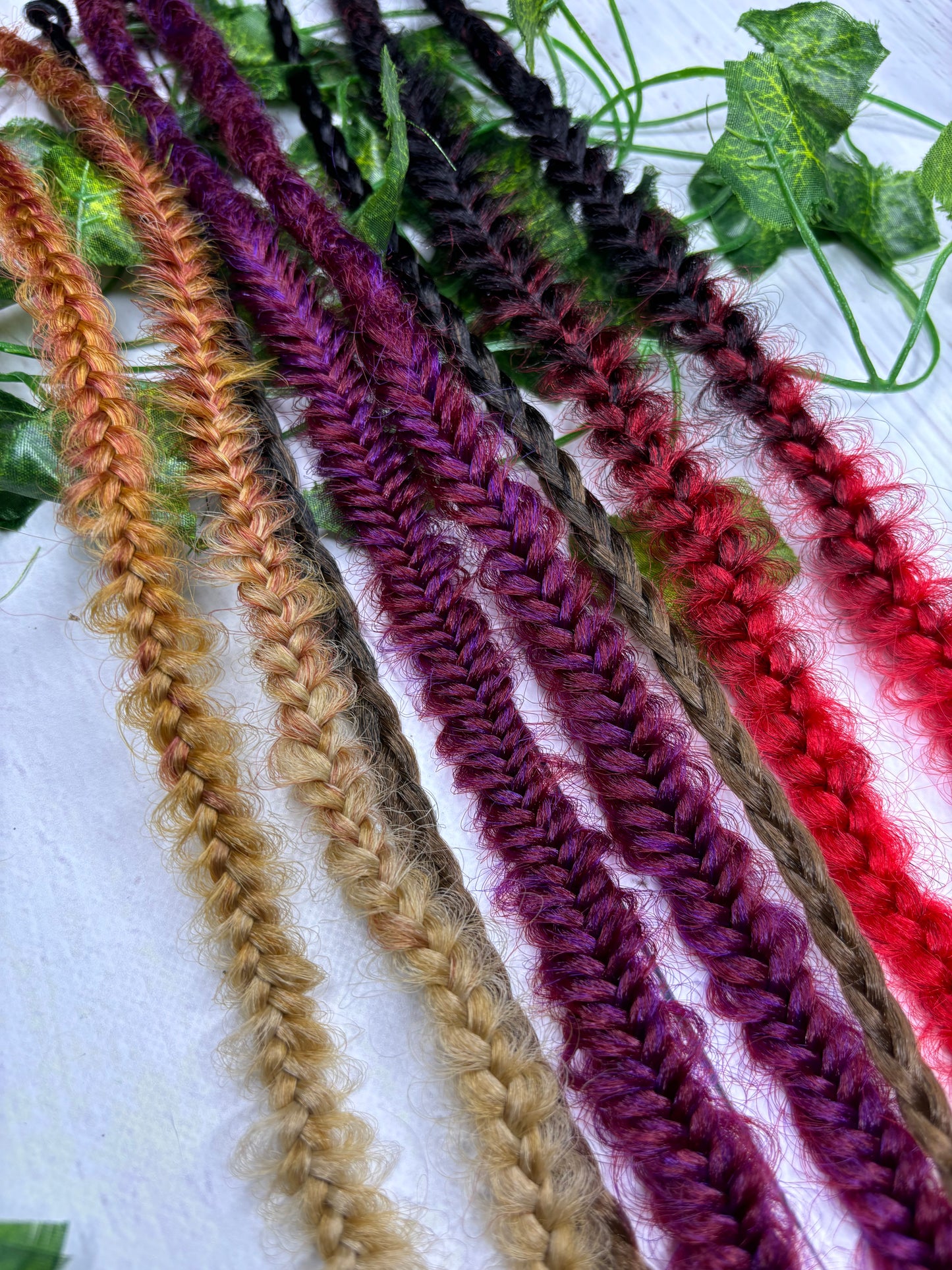 Set of 5, 61-66cm Autumn Blend Synthetic Extensions