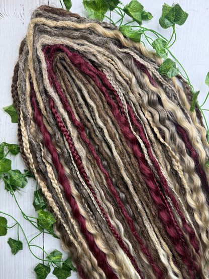 Set of 40, Mixed Textured Extensions