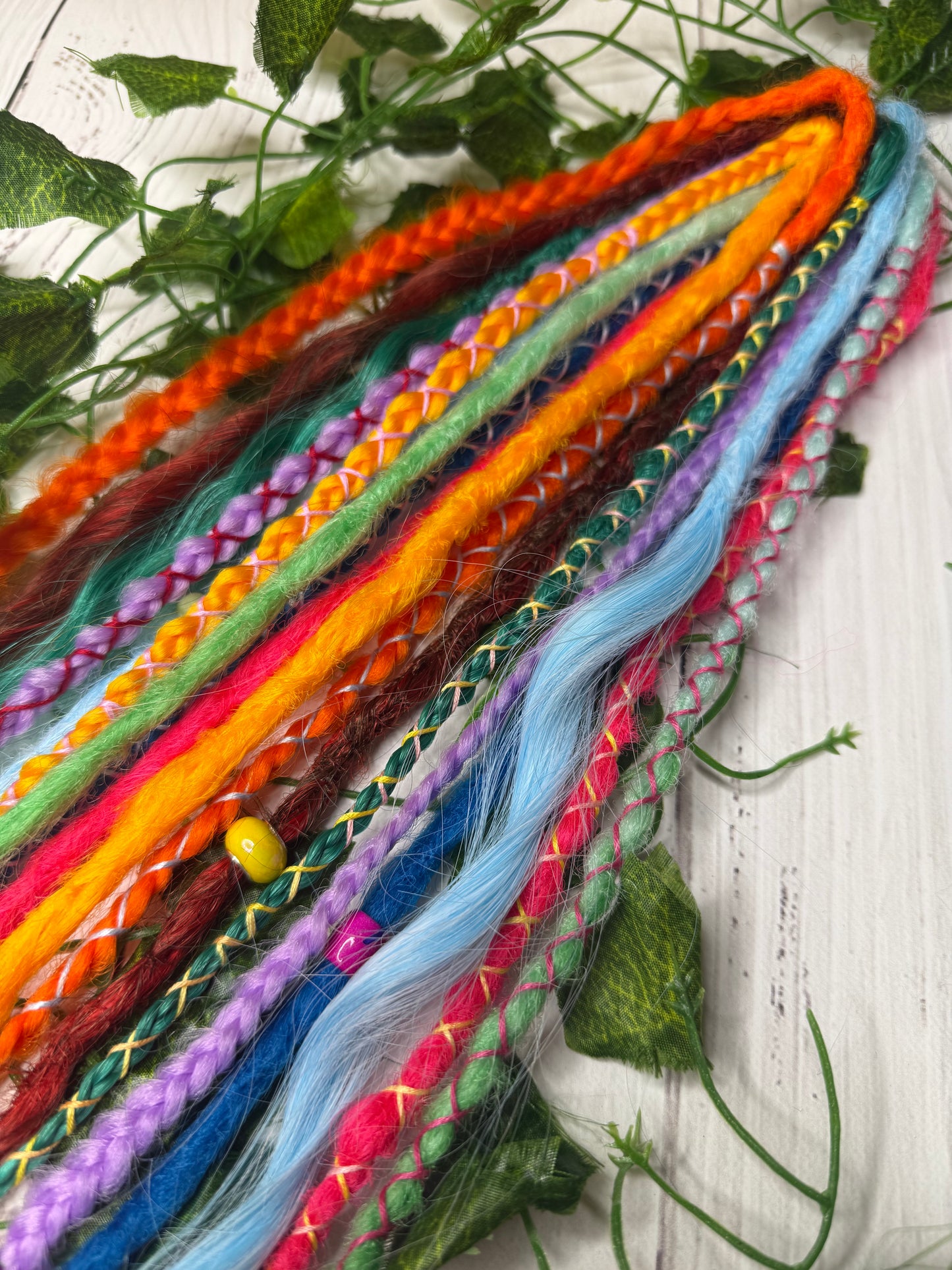 Set of 9, 59-63cm Prism Power Mixed Texture Synthetic Extensions