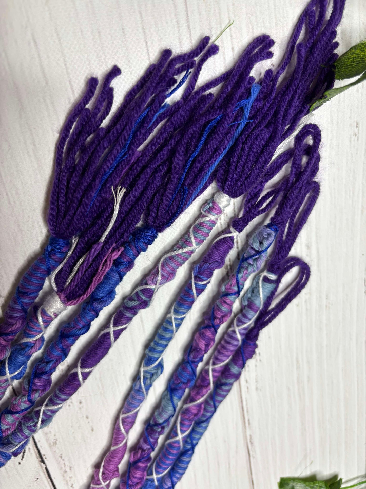 Purple Blend Dread Wrap