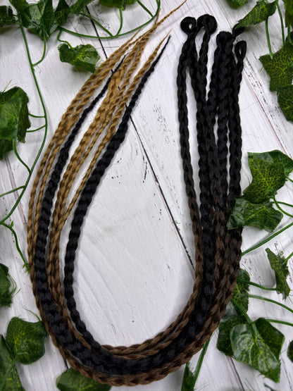 Set of 7, 60-66cm Natural Colour Synthetic Extensions (only available for online purchase)