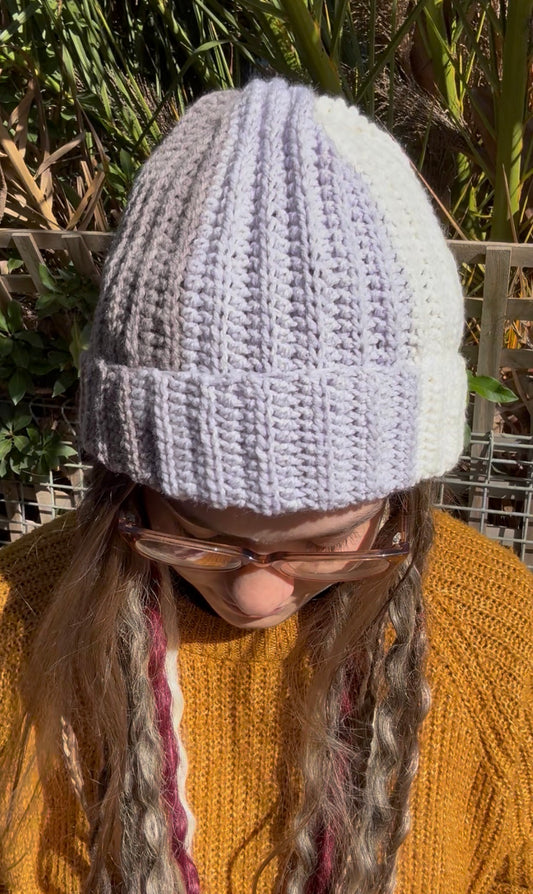 Mixed Colour Reversible Beanie