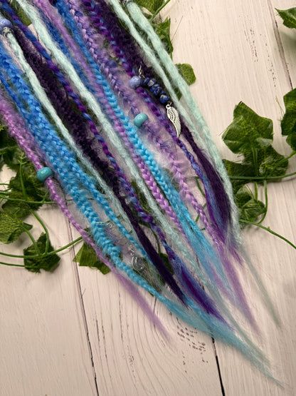 Set of 8, 56-62cm Royal Eclipse Blend Mixed Texture Synthetic Extensions