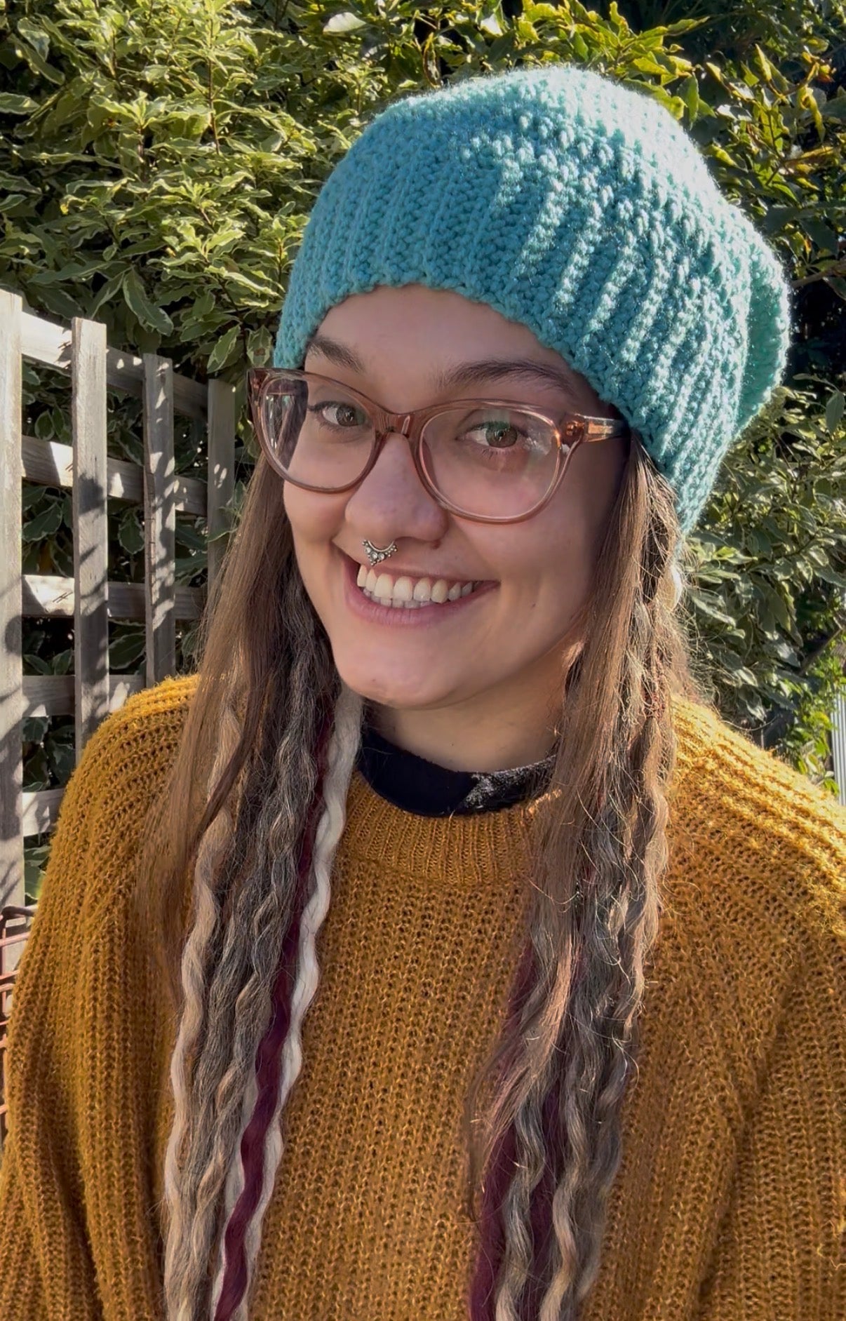 Blue and Yellow Beanie