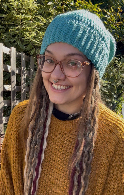 Blue and Yellow Beanie