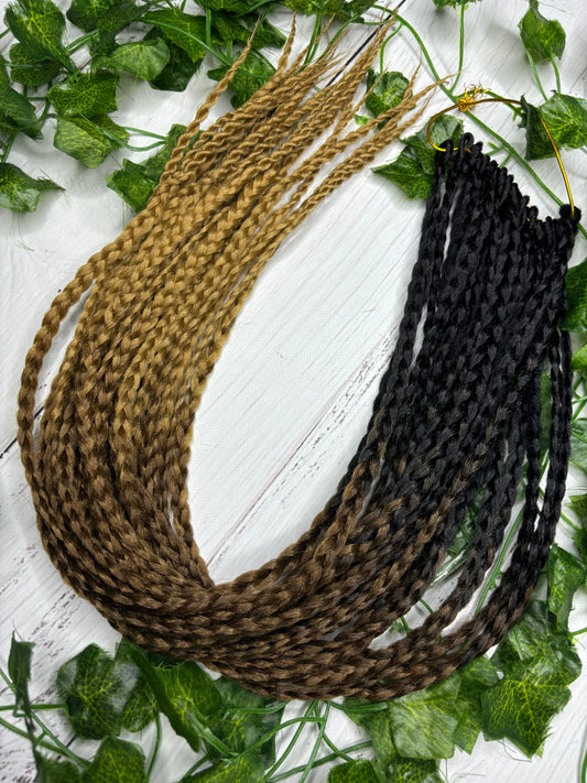 Black - Ombre Reusable Braids