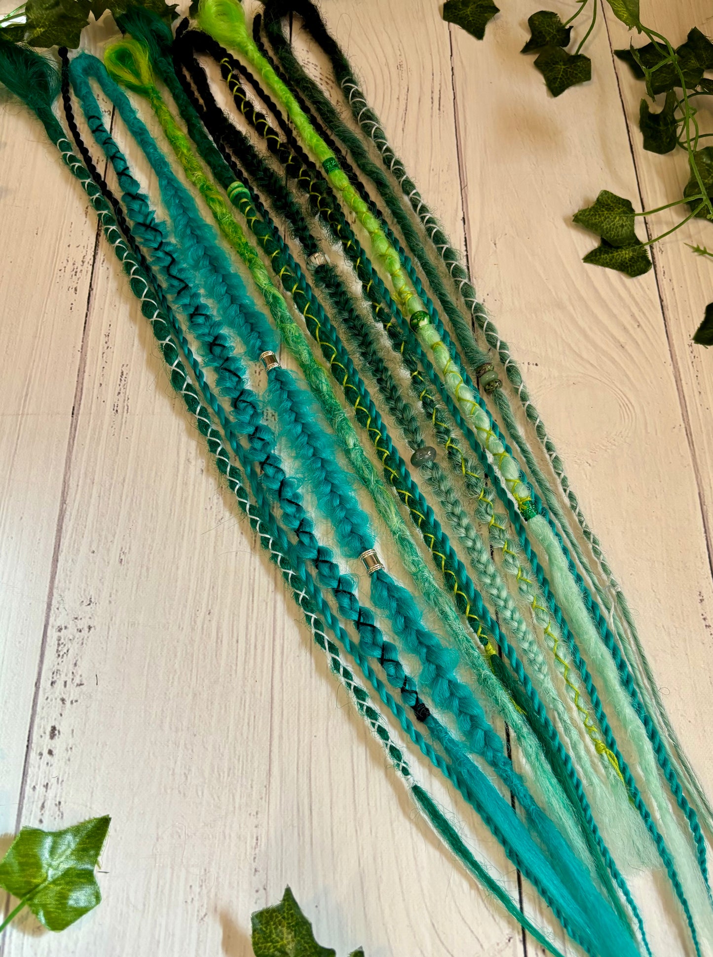 Set of 11 Mixed Green Extensions