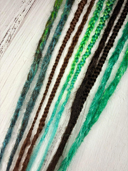 Set of 5, 56-66cm Earthy Blend Synthetic Extensions