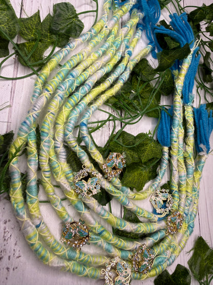 Honeydew Flutter Dread Wraps