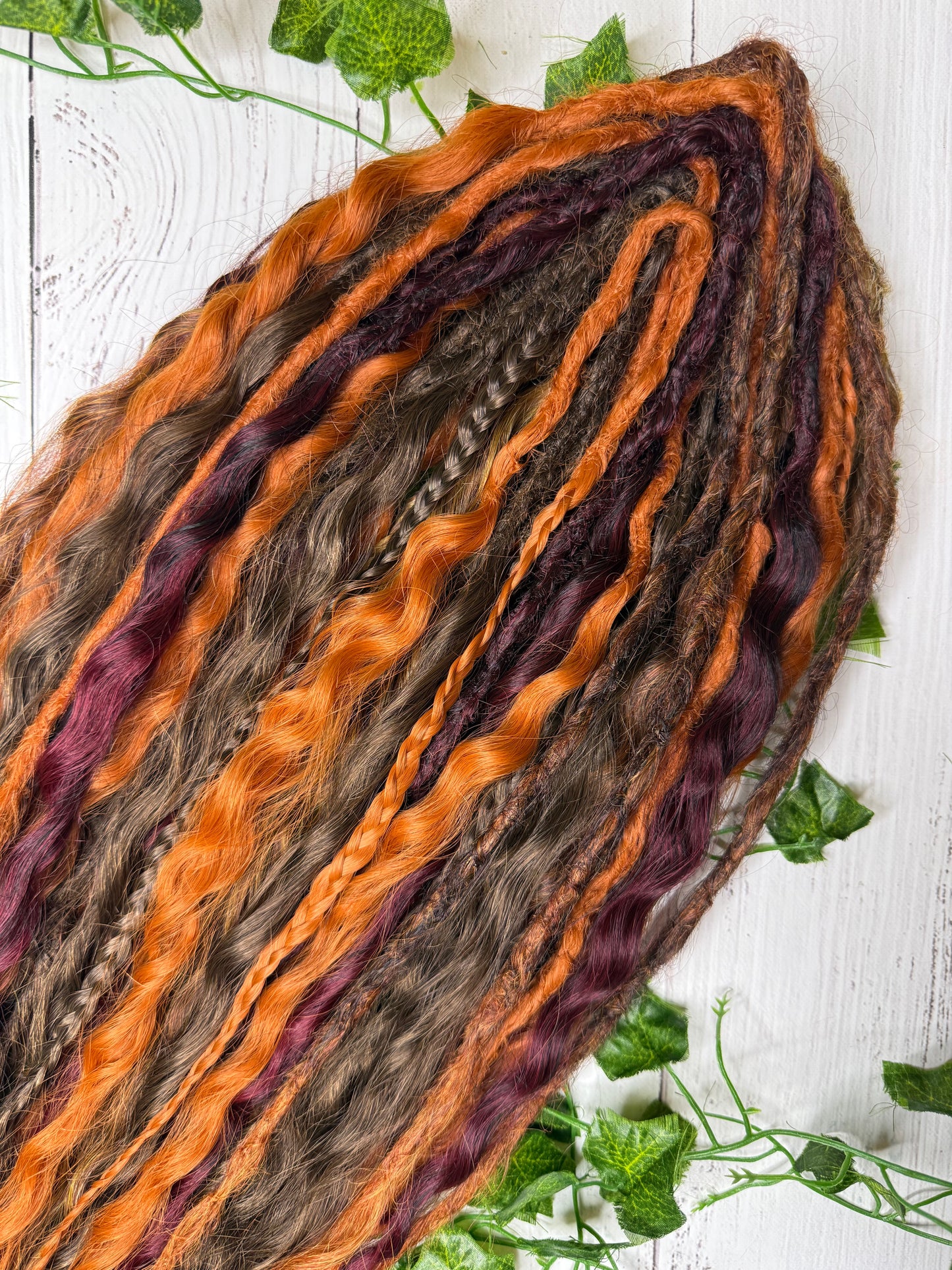 Set of 25, 56-63 Hidden Glow Mixed Texture Synthetic Extensions