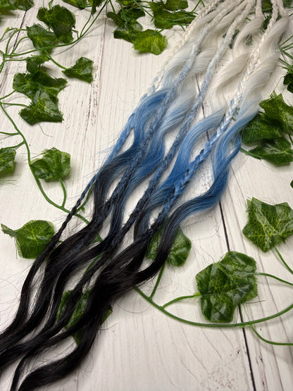 Set of 4, 57cm Arctic Horizon Mixed Texture Synthetic Extensions