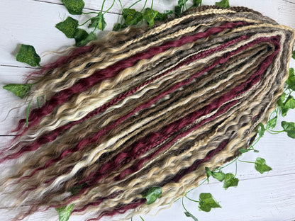 Set of 40, Mixed Textured Extensions