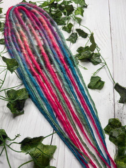 Set of 6, 53-57cm Bright Mermaid Synthetic Extensions