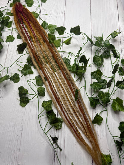 Set of 5, 60-66cm Natural Blend Synthetic Extensions