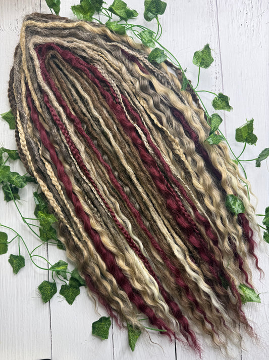 Set of 40, Mixed Textured Extensions