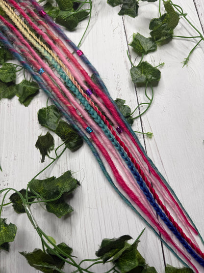 Set of 5, 51-68cm Mermaid Synthetic Extensions (only available for online purchase)