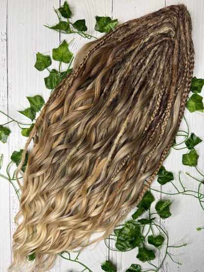 Set of 39, 57-64cm Sandy Dee Mixed Texture Synthetic Extensions