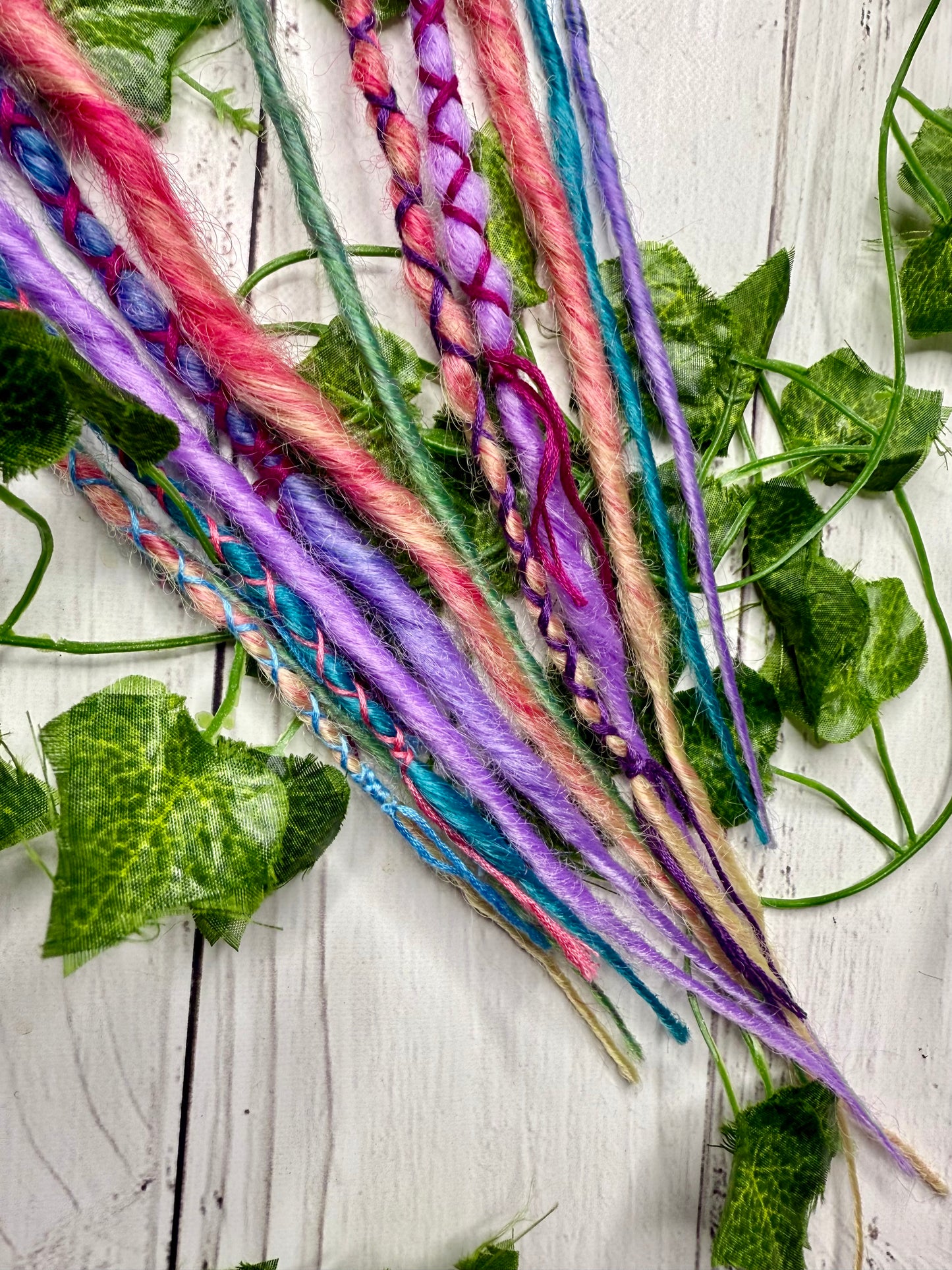 Set of 6, 52-58cm Soft Colourful Synthetic Extensions (only available for online purchase)