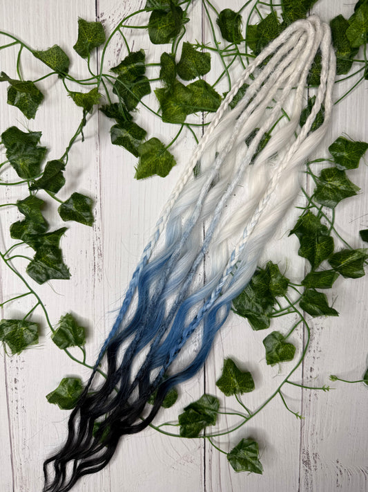 Set of 4, 57cm Arctic Horizon Mixed Texture Synthetic Extensions