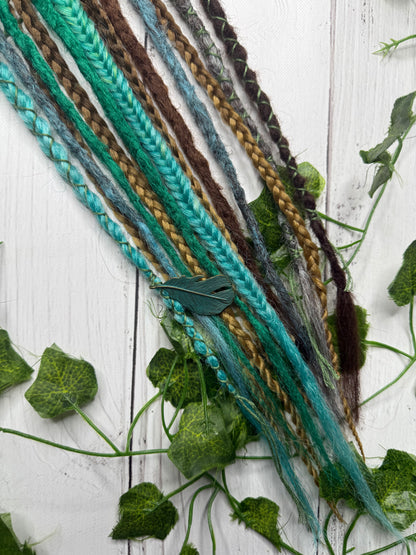 Set of 12, 55-65cm Earthy Blend Synthetic Extensions (only available for online purchase)