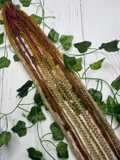 Set of 5, 60-66cm Natural Blend Synthetic Extensions