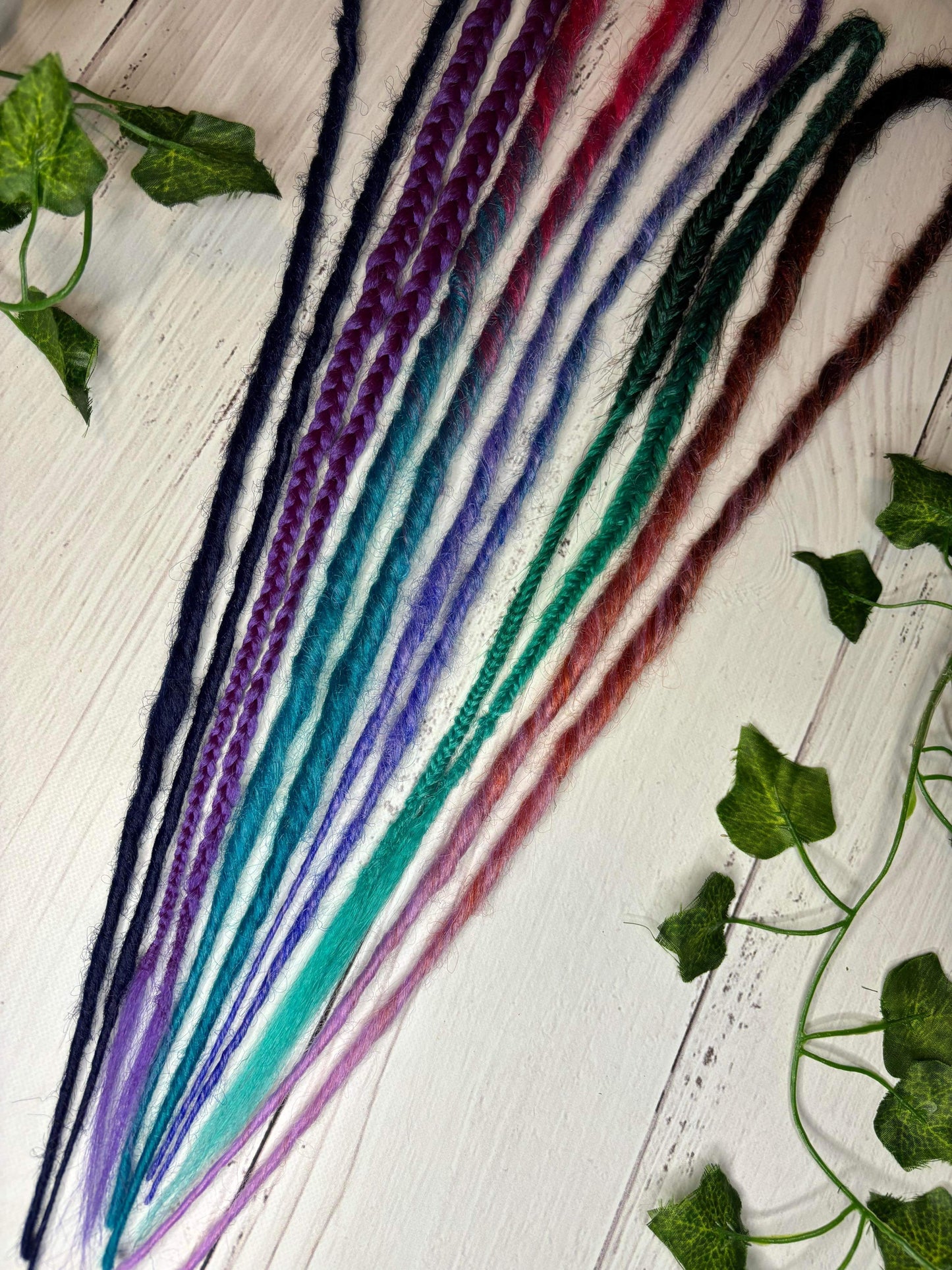 Set of 7, 50-54cm Deep Mermaid Synthetic Extensions