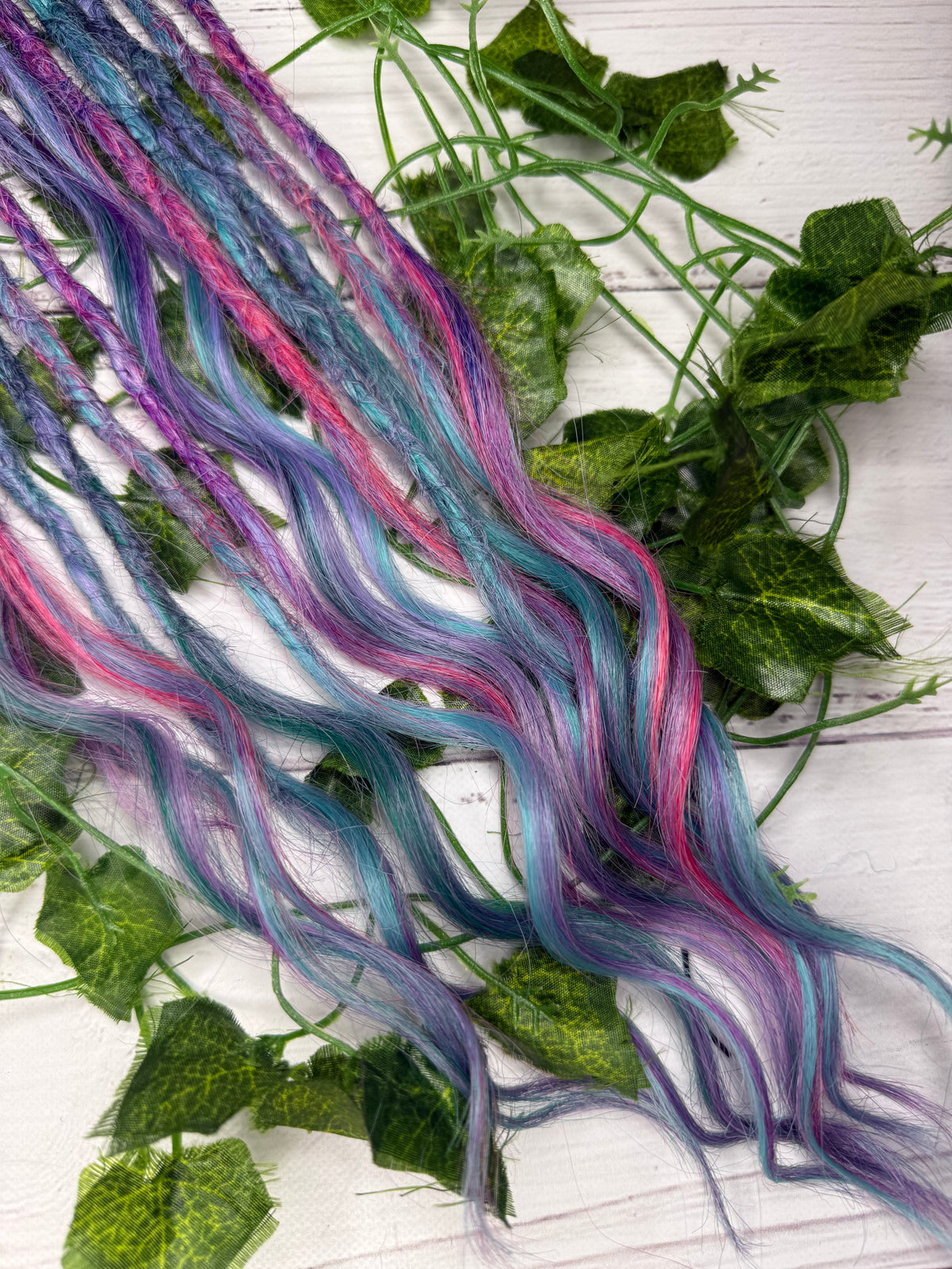 Set of 7, 51-59cm Galactic Garden Mix Texture Synthetic Extensions