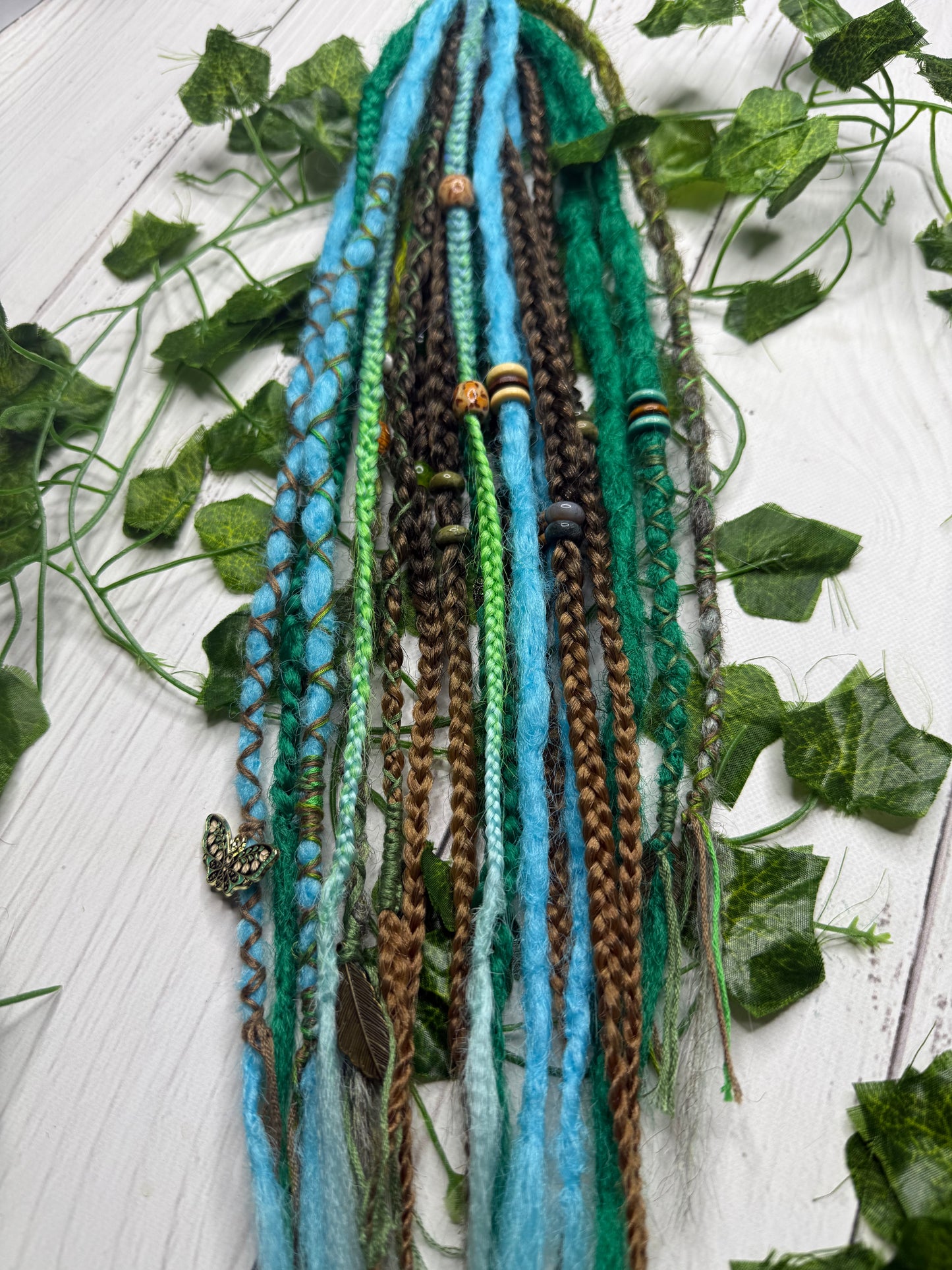 Set of 12, 42-45cm Earthy Blend Synthetic Extensions (only available for online purchase)