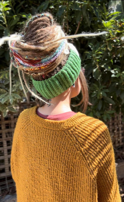 Mixed Green Handmade HeadBand